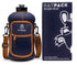 Water Bottle Carrier Combo - Boujie Blue 2.2L BPA Free